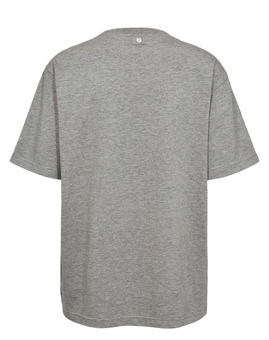 NUPrema Oversize T-Shirt - Medium Grey Melange